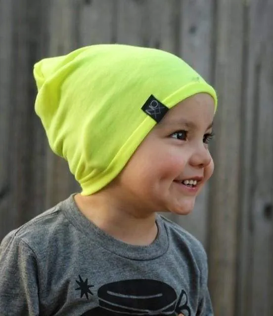 Highlighter Yellow | Signature Style Beanie