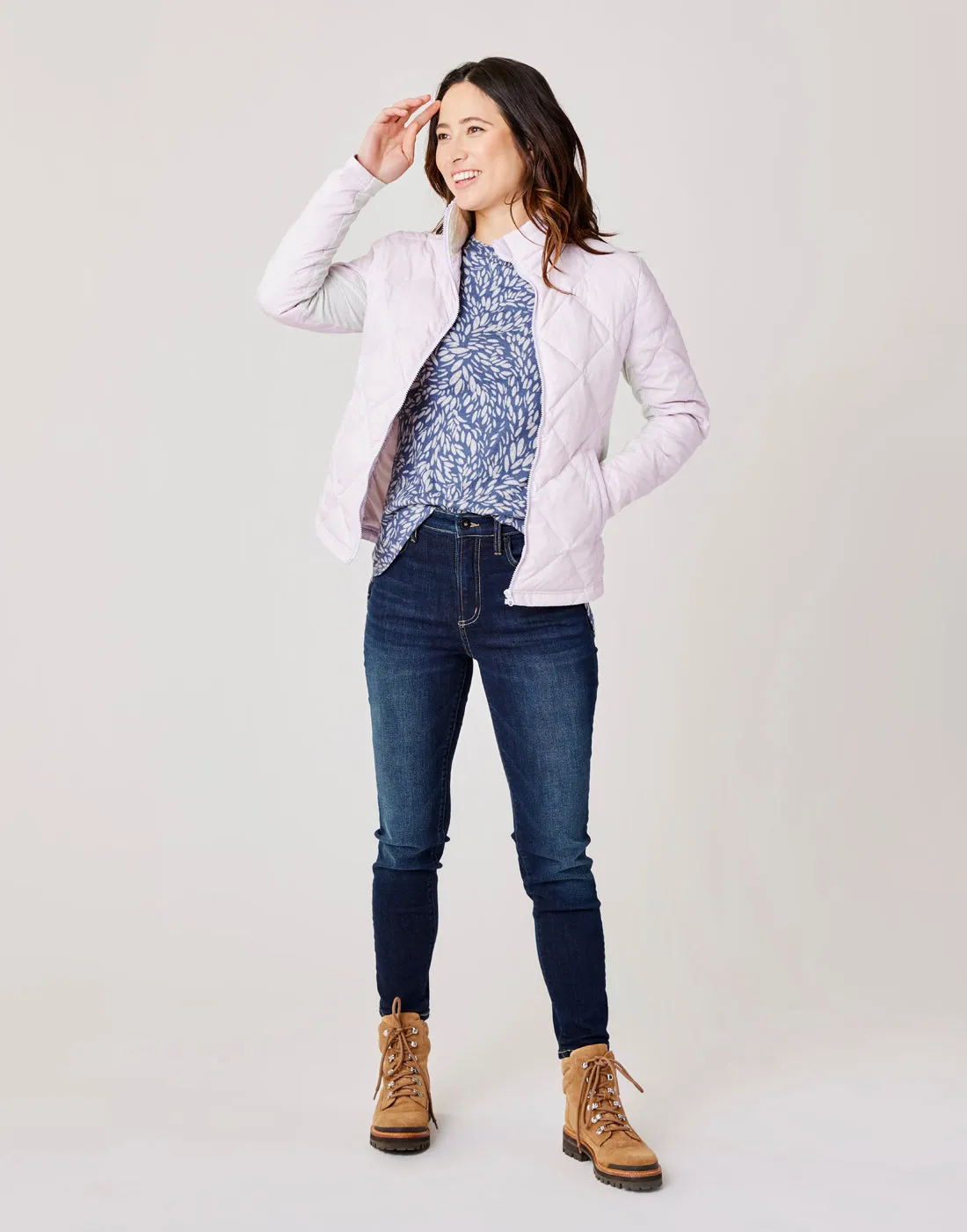 Horizon Down Jacket: Lavender - FINAL SALE