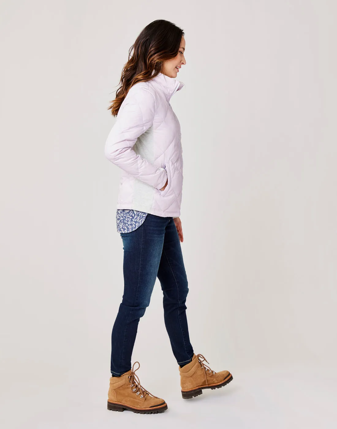 Horizon Down Jacket: Lavender - FINAL SALE
