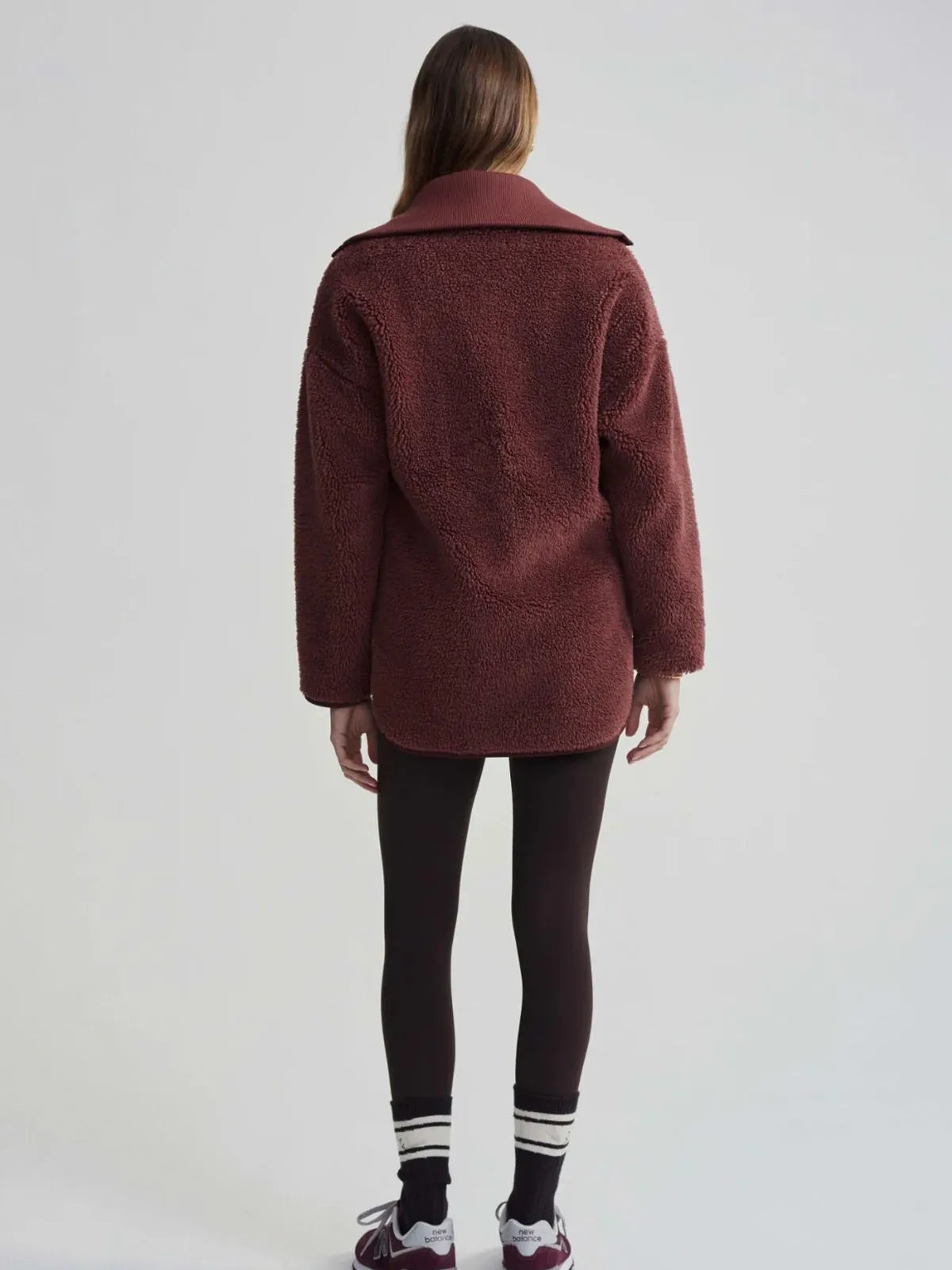 Hot Chocolate Myla Zip Through Sherpa Jacket