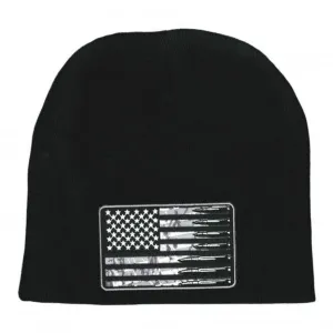 Hot Leathers Usa Flag Bullets Knit Hat