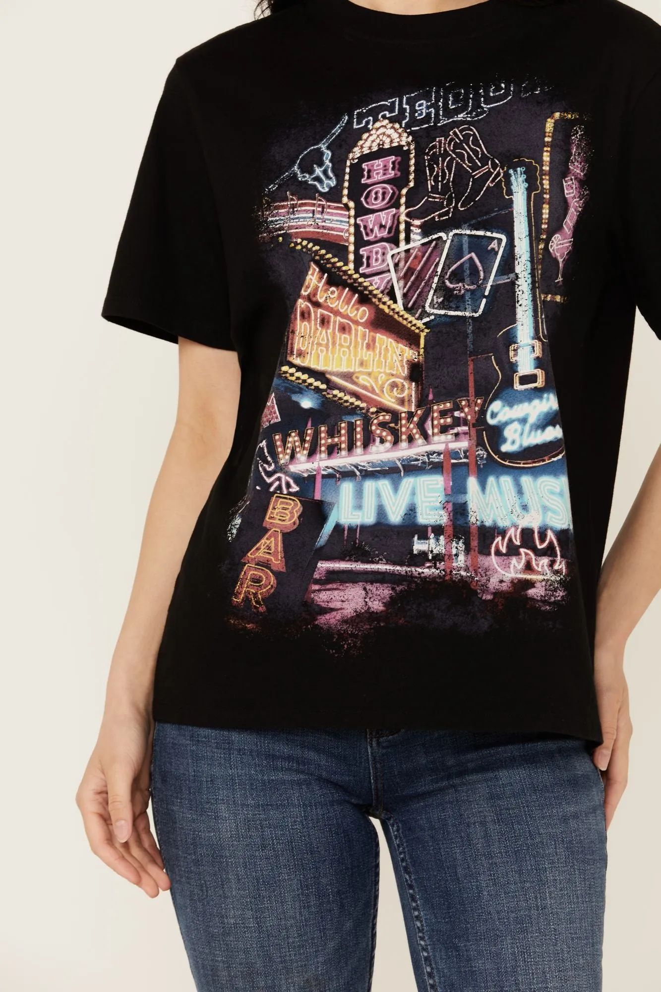 Howdy Darlin Short Sleeve Boyfriend Graphic Tee