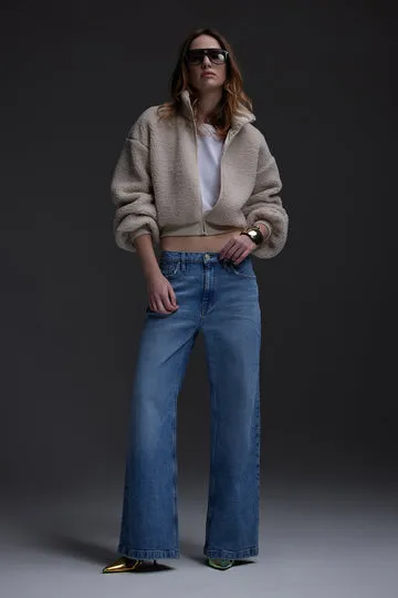 Hudson Hook & Eye Cream Sherpa