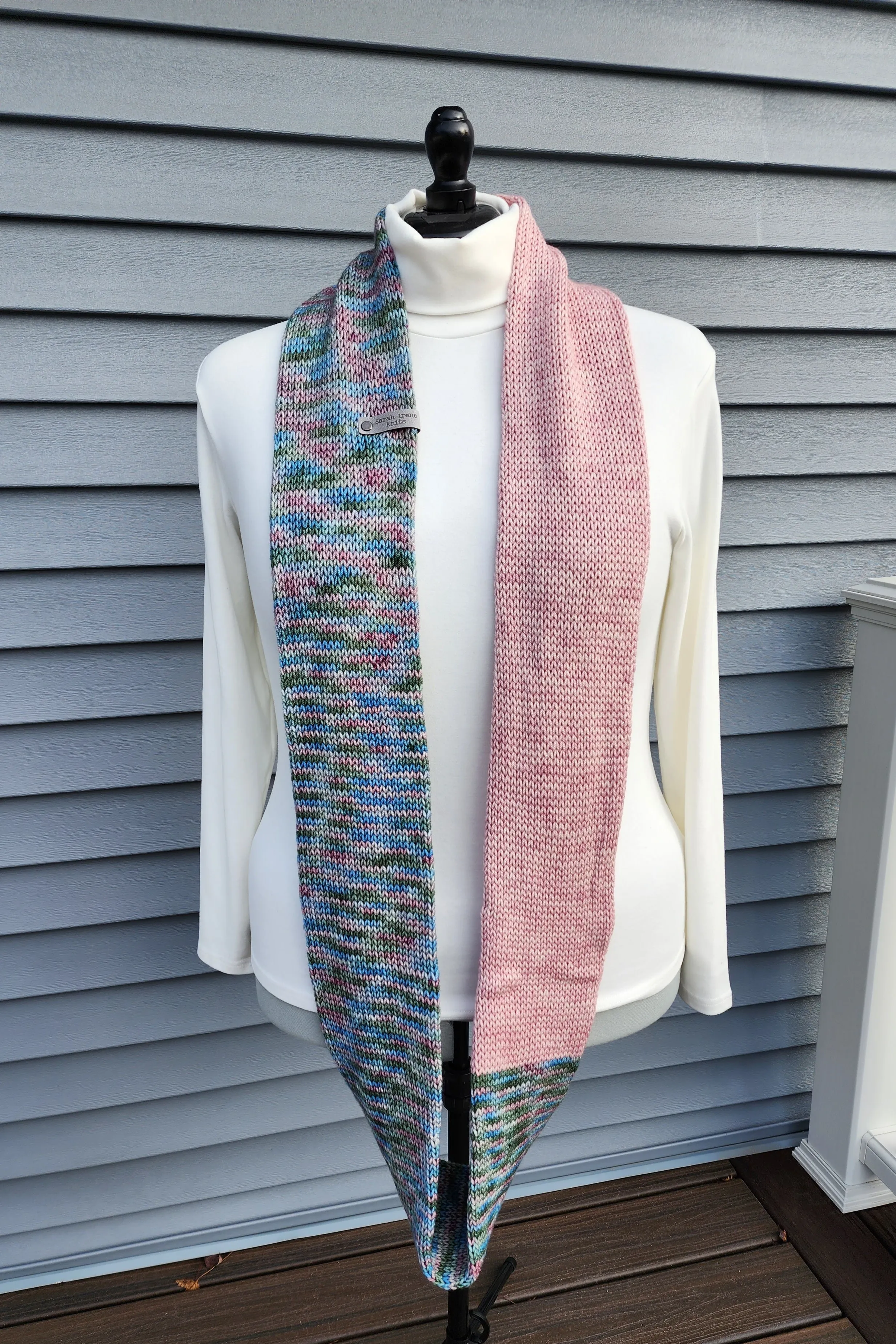 Infinity Scarf - Multicolor and Pink