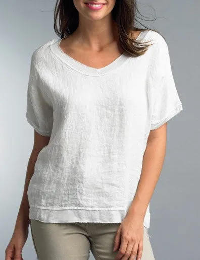 Italian Top with Light Sparkle Trim