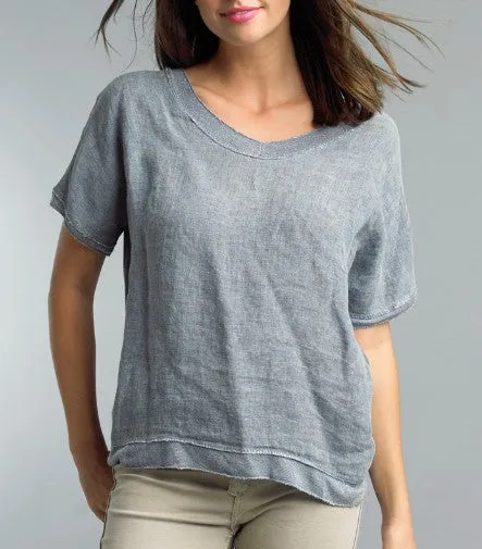 Italian Top with Light Sparkle Trim