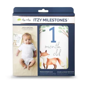 Itzy Moments™ Double-Sided Milestone Cards - Woodland