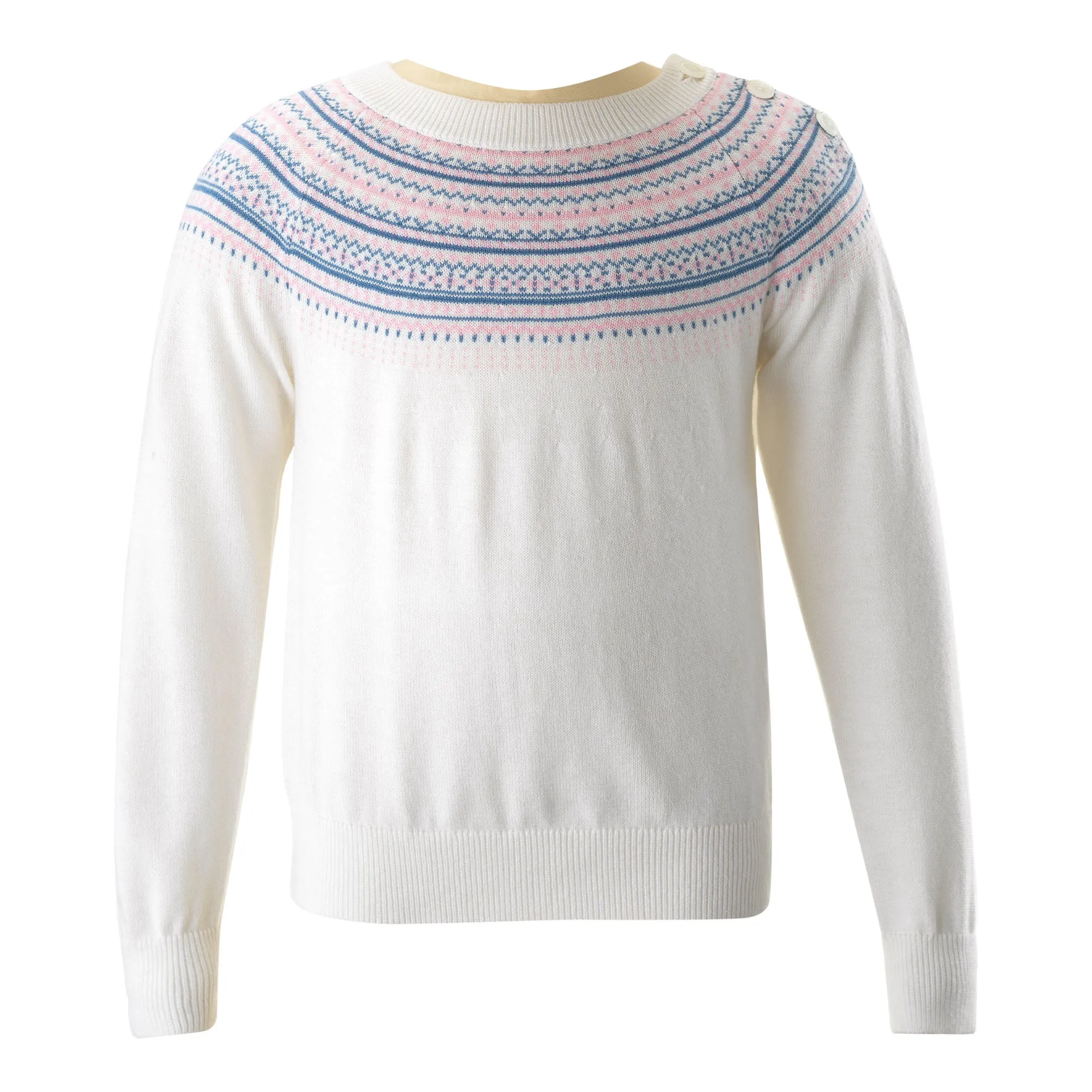 Ivory Fairisle Sweater
