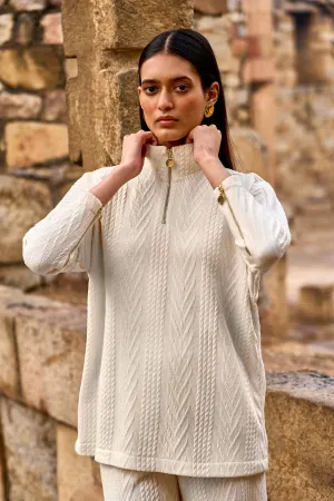 Ivory Knit Top