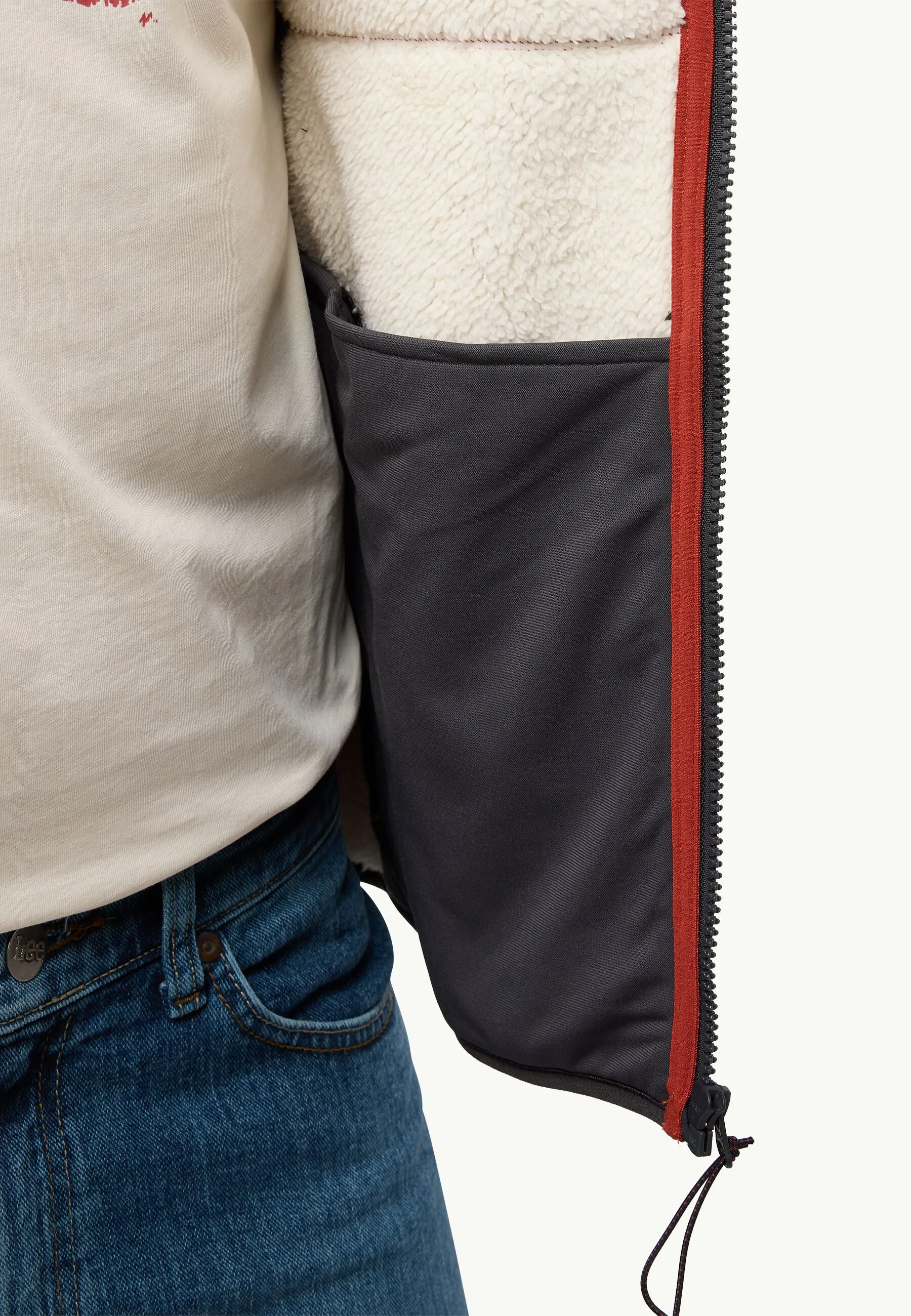 Jack Wolfskin Men's Kaminfeuer Fleece Hooded Jacket