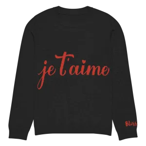 Je T'aime Personalized Knit Sweater