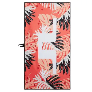 JL Bridge Towel Paradise Monstera Coral - W23