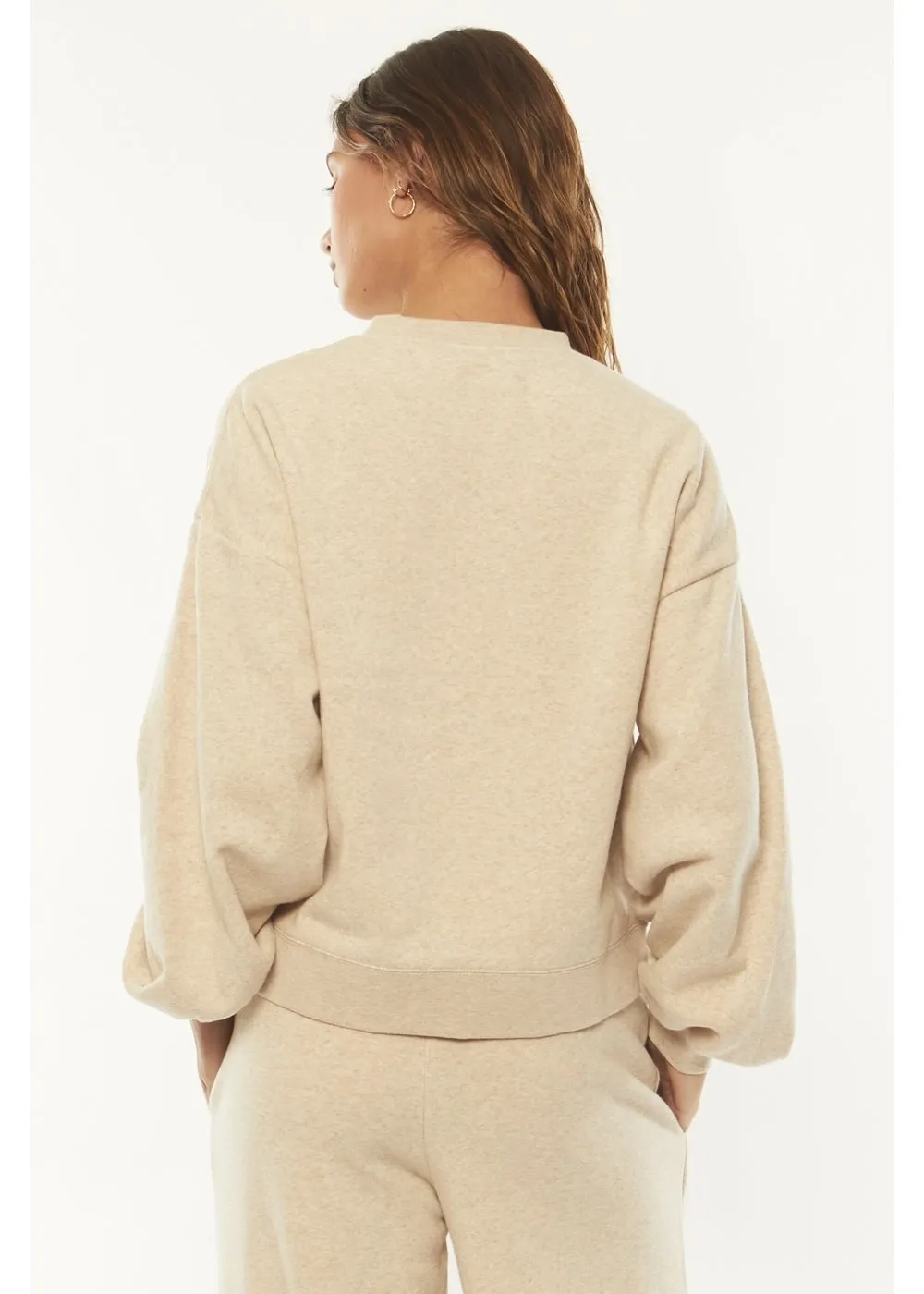 KIRRA LS KNIT FLEECE TOP
