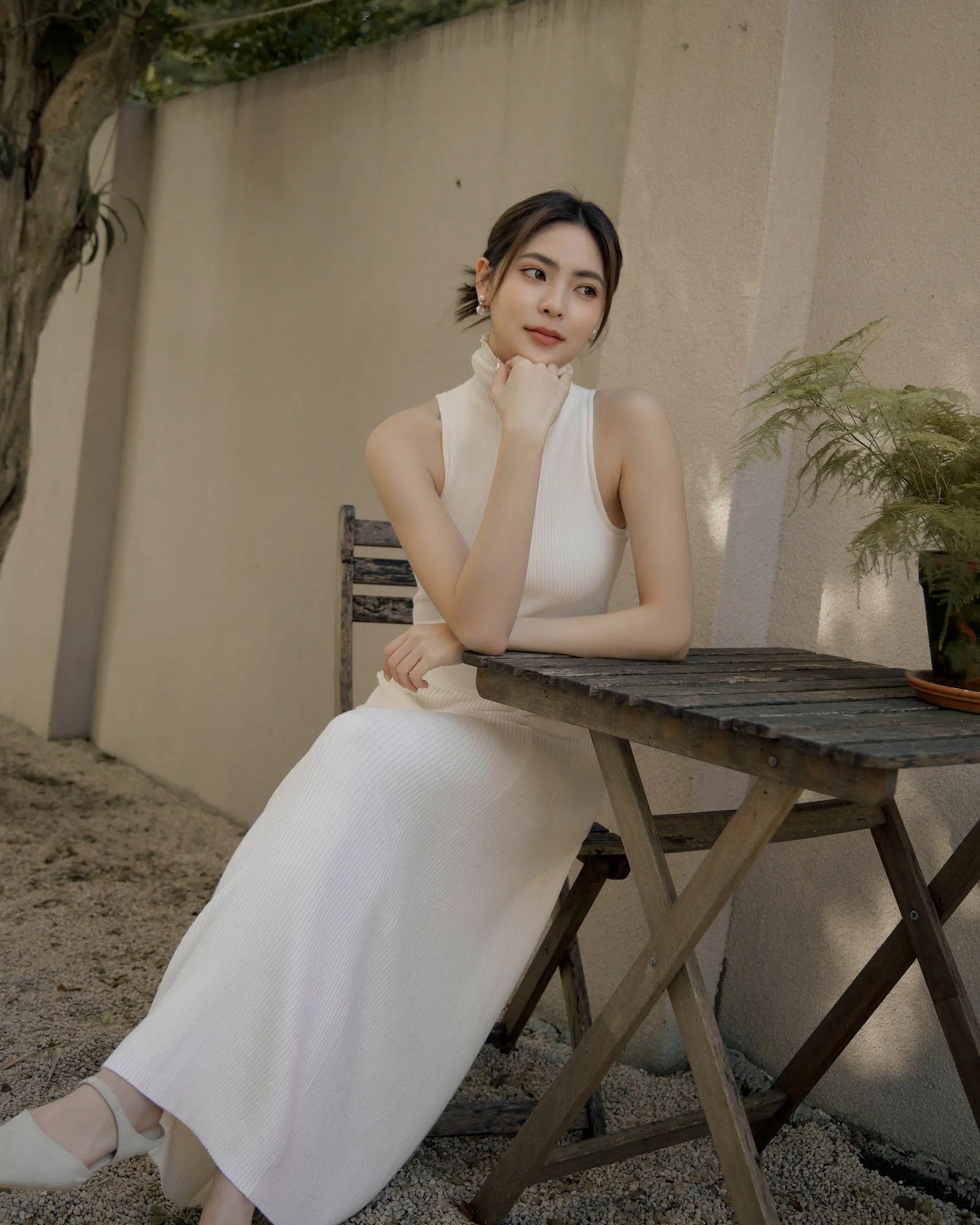 Knit High Neck Bra Top (高領背心針織)