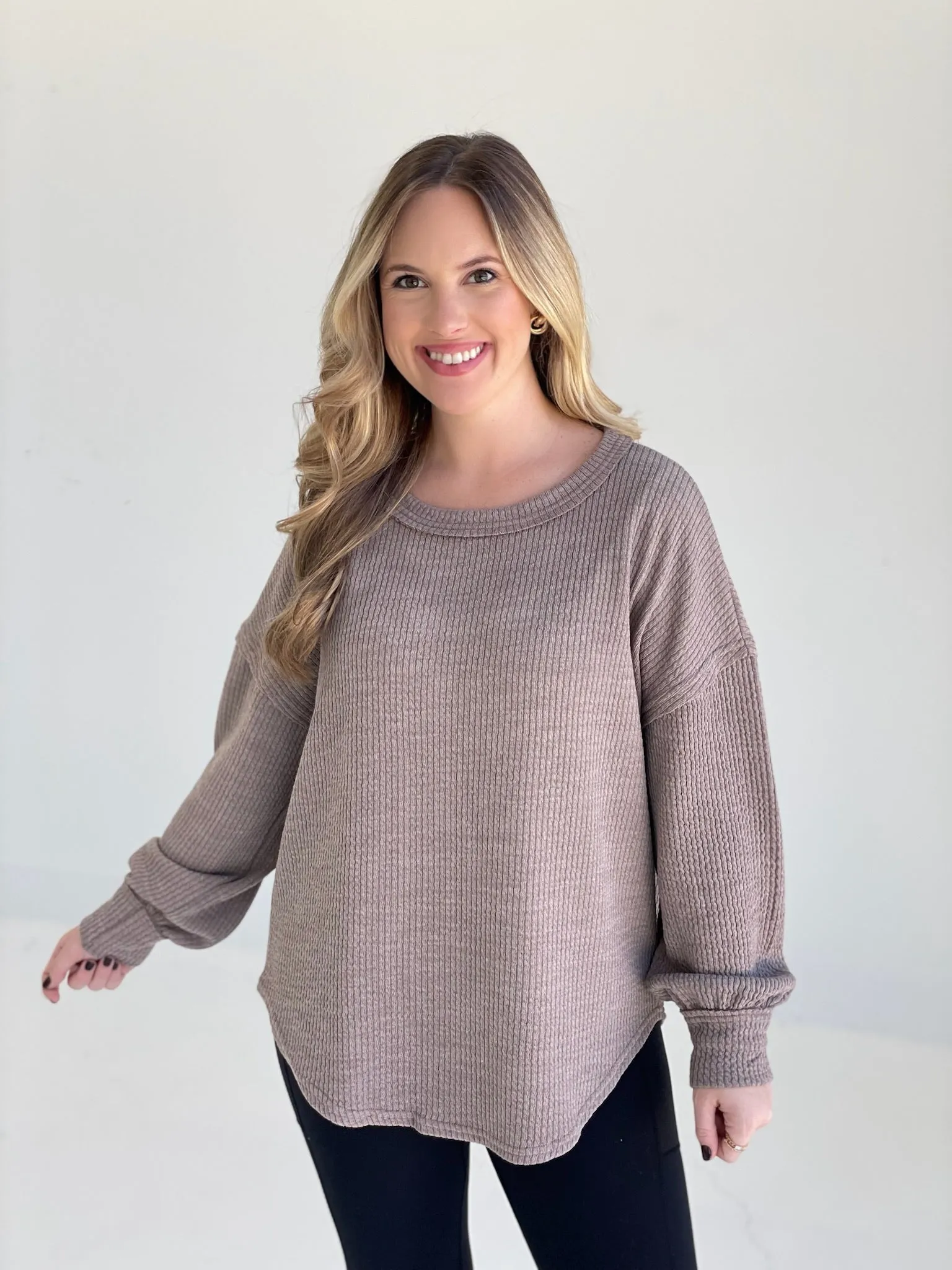 Knit Your Own Top - Mocha