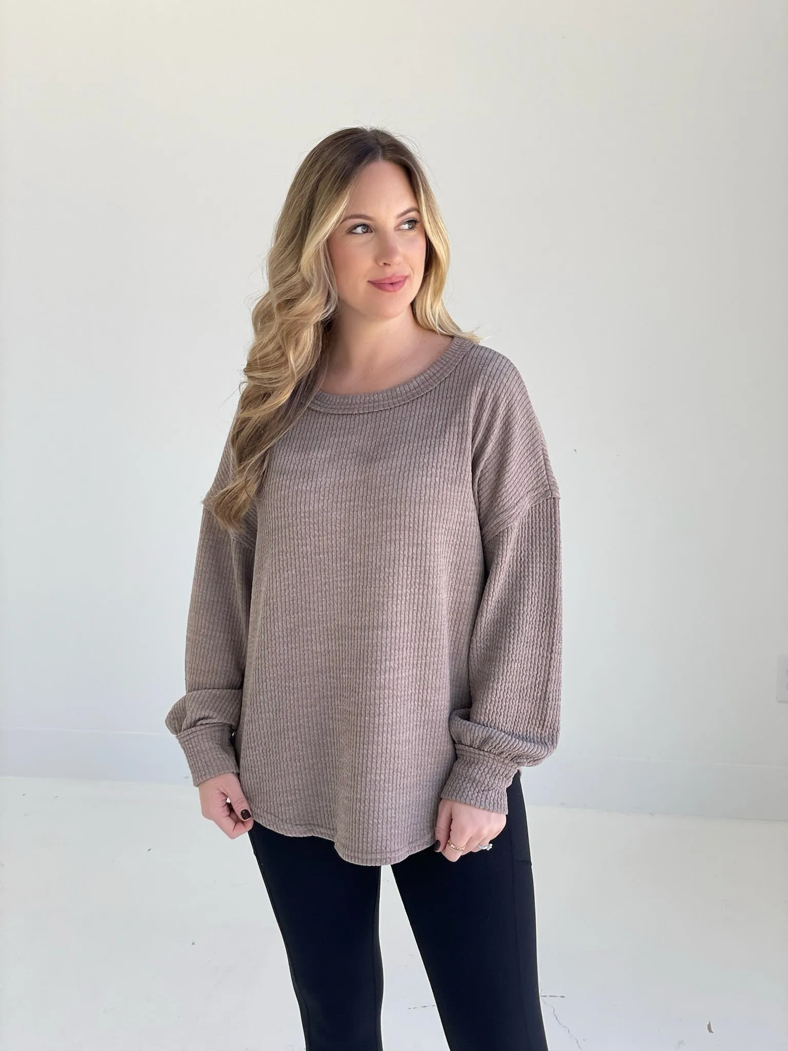 Knit Your Own Top - Mocha