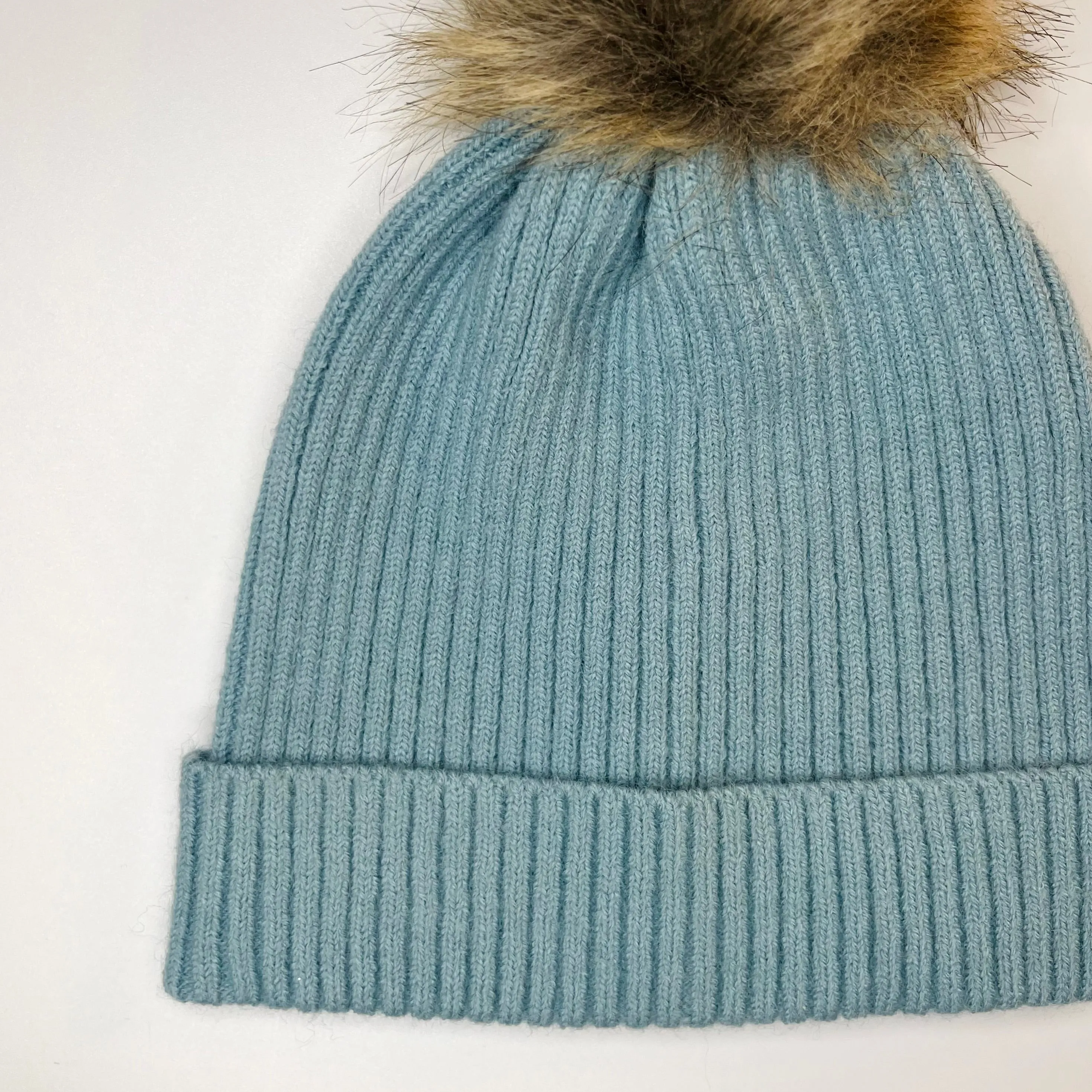 Knitted Hat Striped Knit