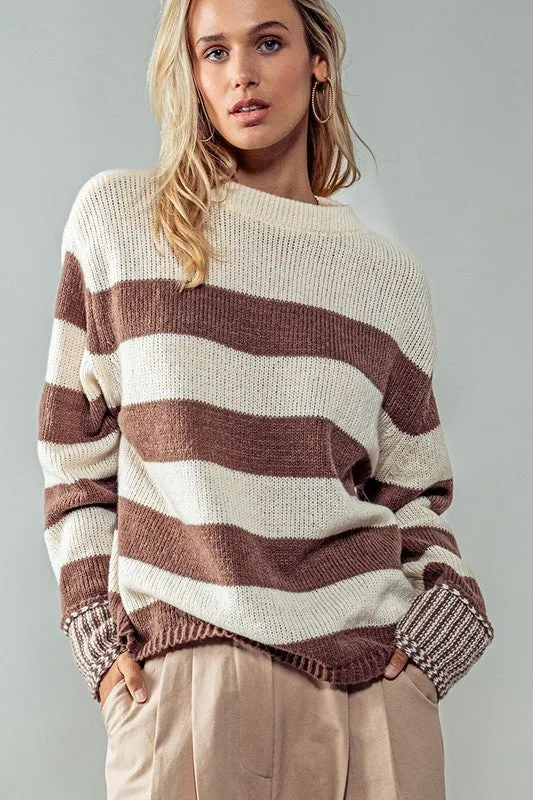 Kyle Marshmallow Coco Knit Sweater