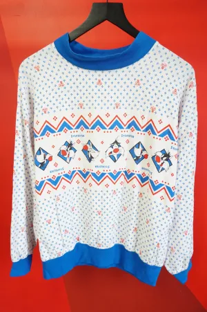 (L) 1997 Looney Tunes Sylvester Crewneck