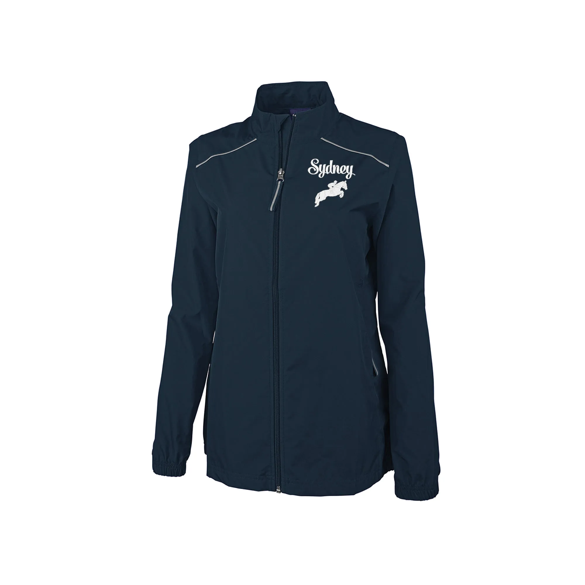 Ladies Skyline Pack-N-Go Full Zip Personalized Horse Jacket