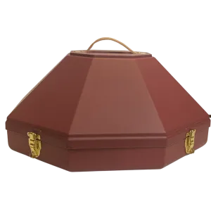 Large Western Hat Can | Maroon
