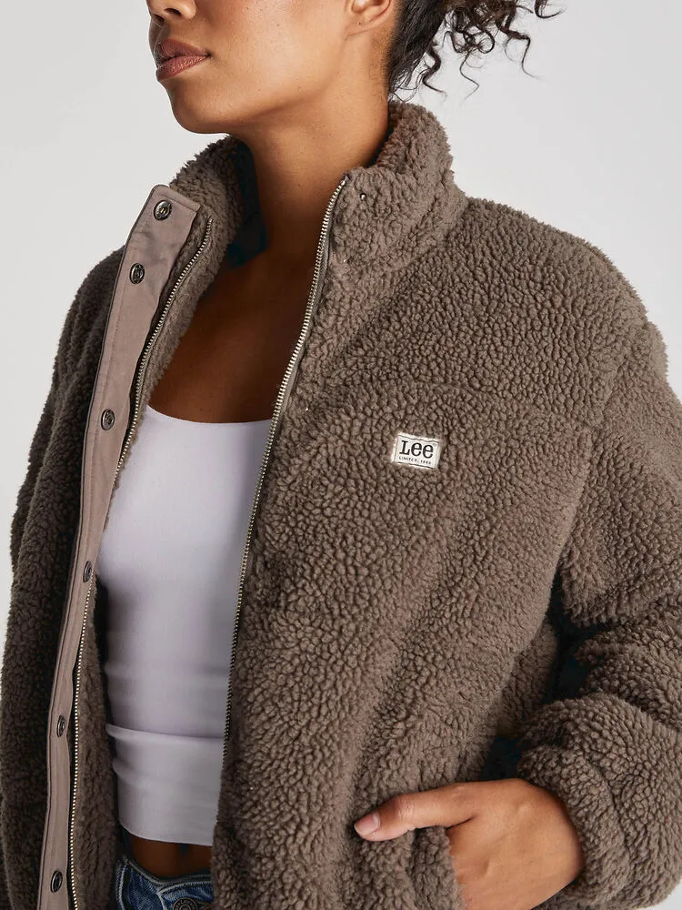 Lee Tara Teddy Puffer Jacket - Dune