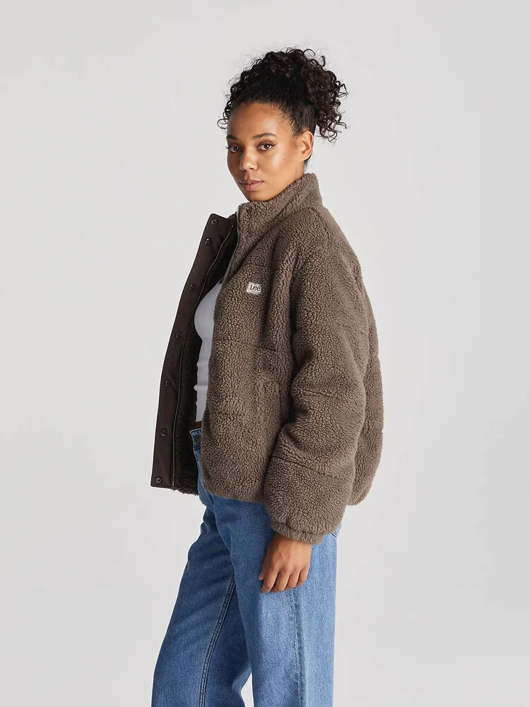 Lee Tara Teddy Puffer Jacket - Dune