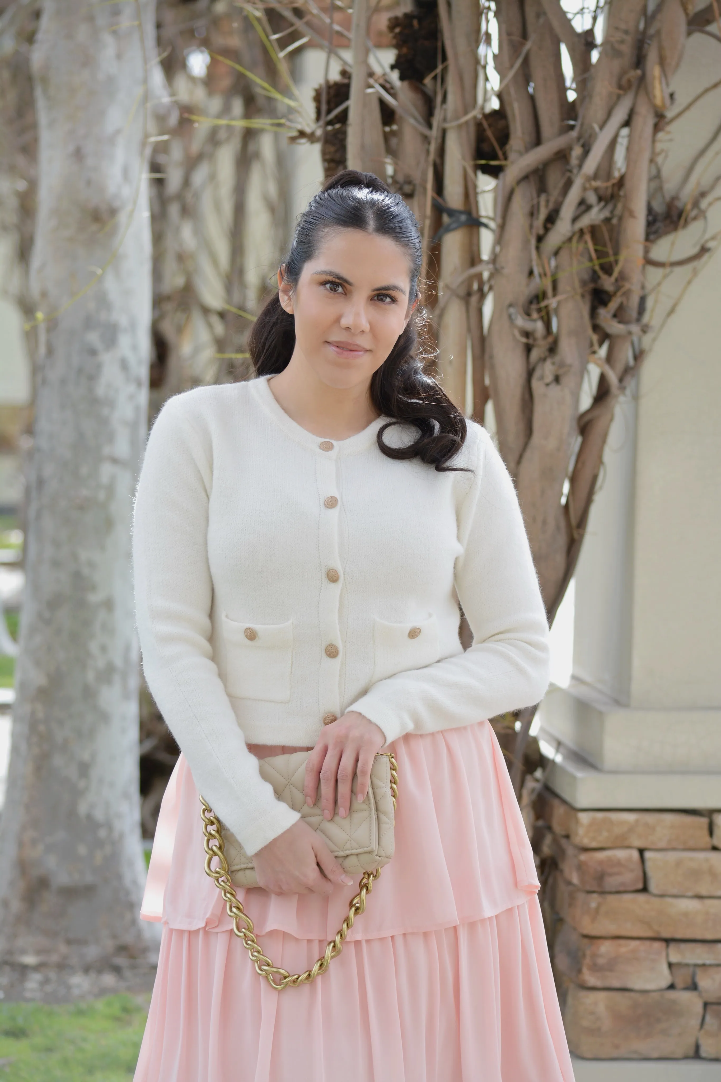 Leigh Cardigan with Baroque Buttons