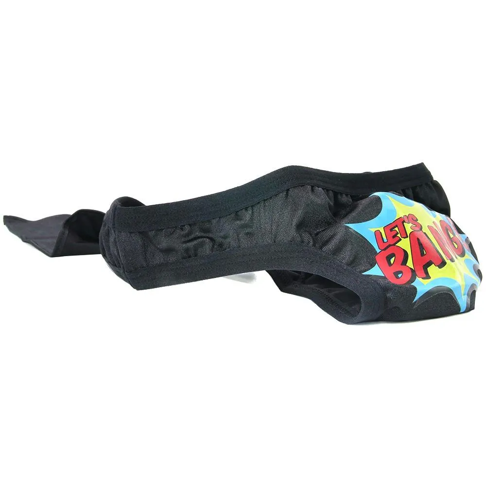 Let's Bang! Superhero Thong in Black in OS
