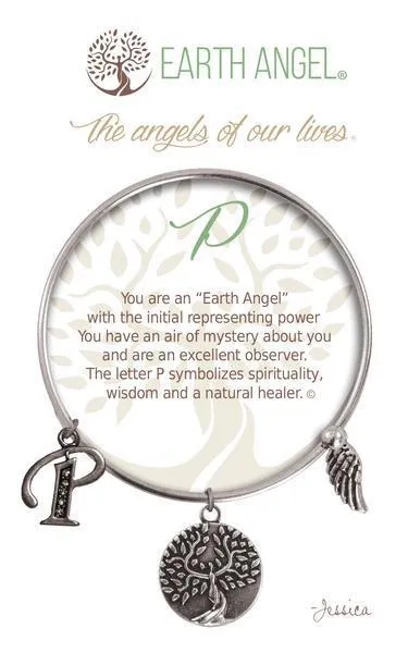 Letter P Earth Angel Bracelet