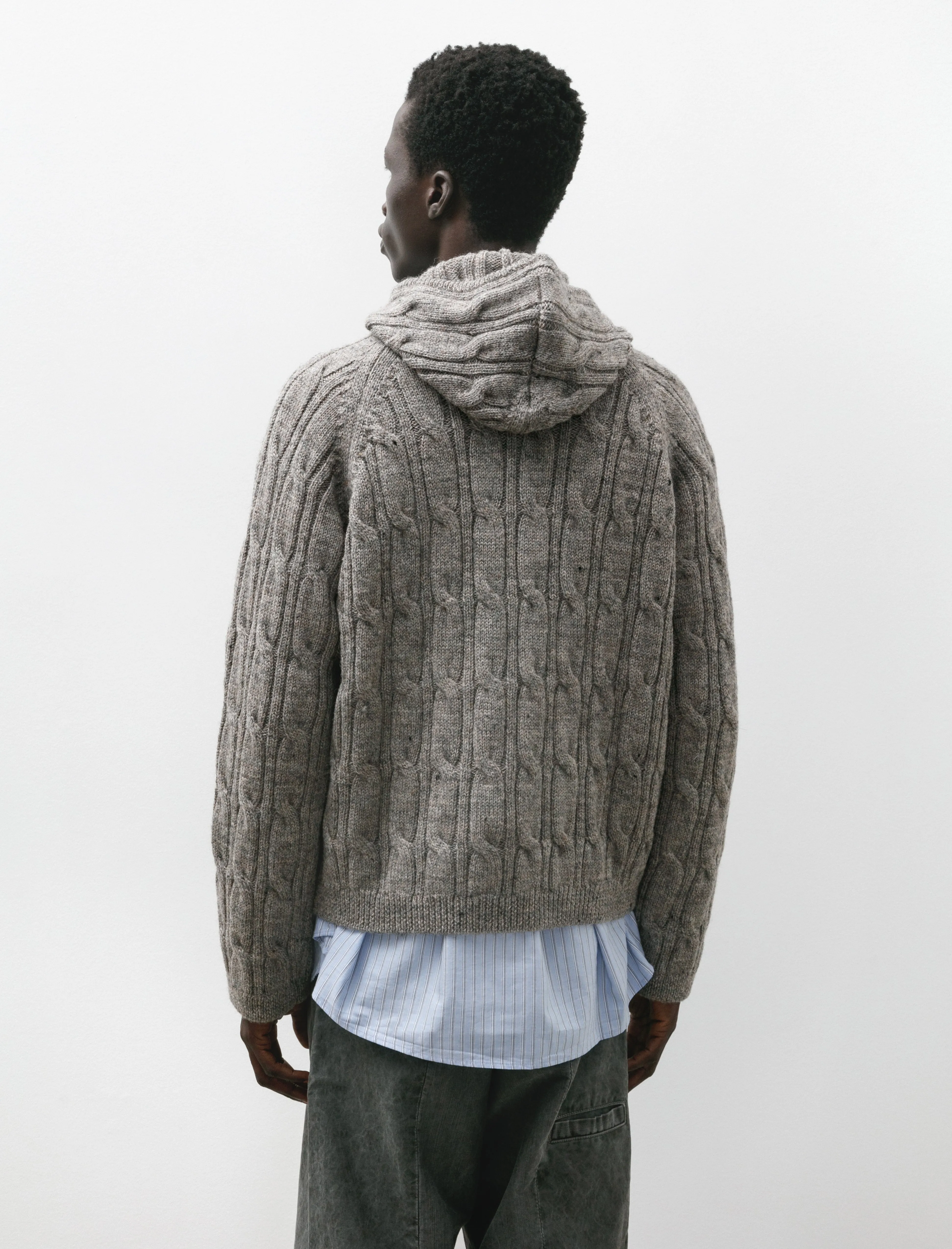 Level Hood Stable Melange Isles Wool