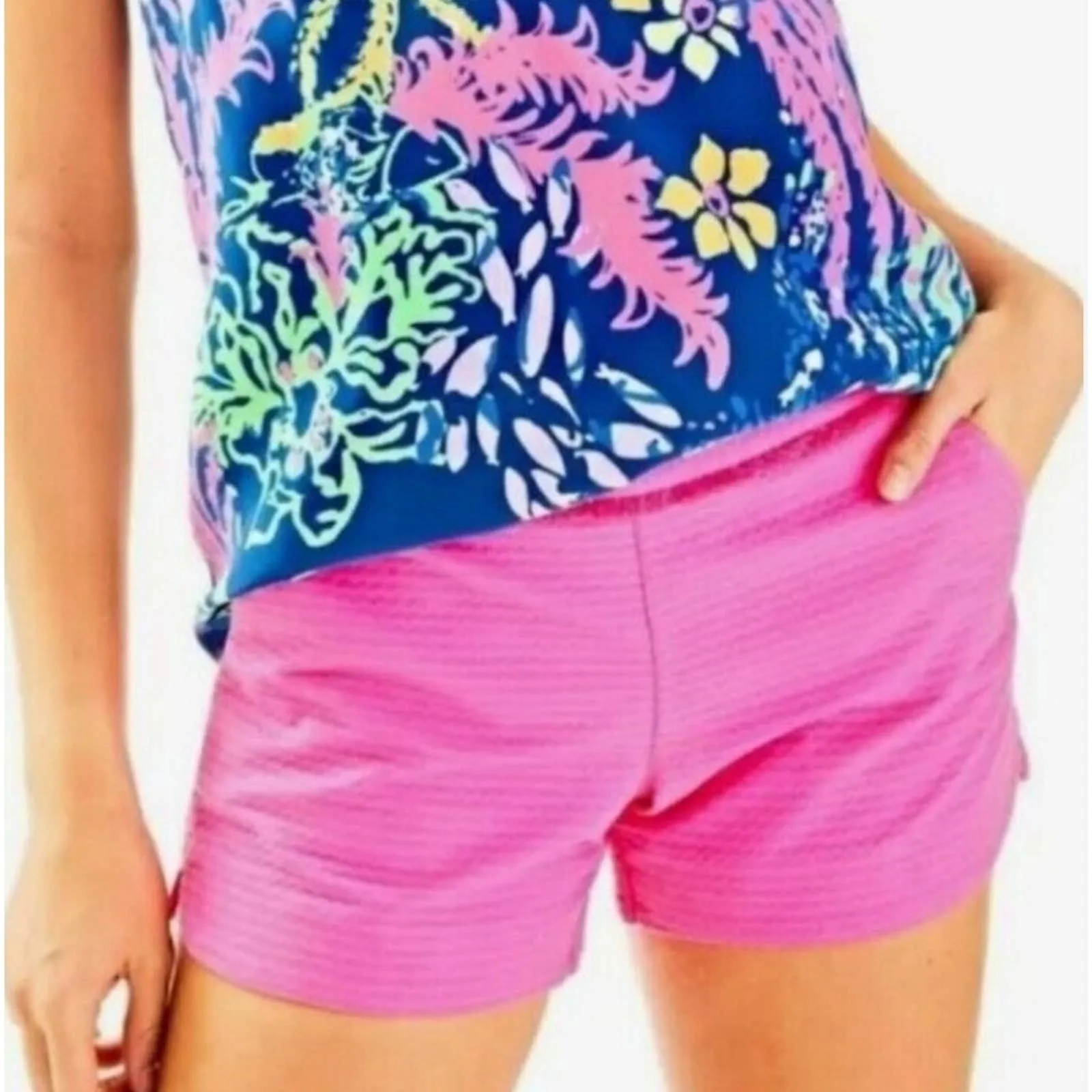 Lilly Pulitzer Adie Shorts in Pink Sunset