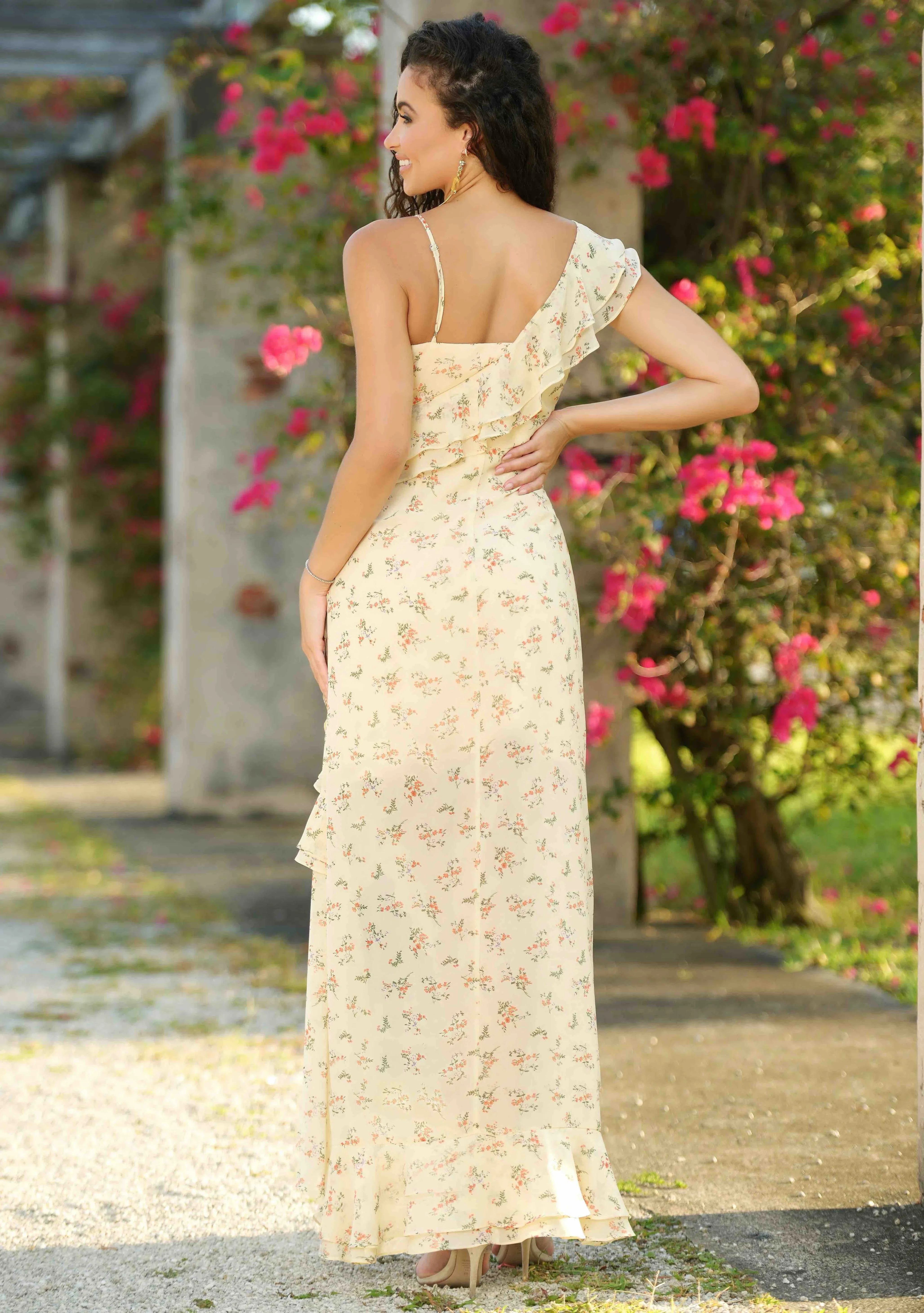 LINNEA FLORAL MAXI DRESS