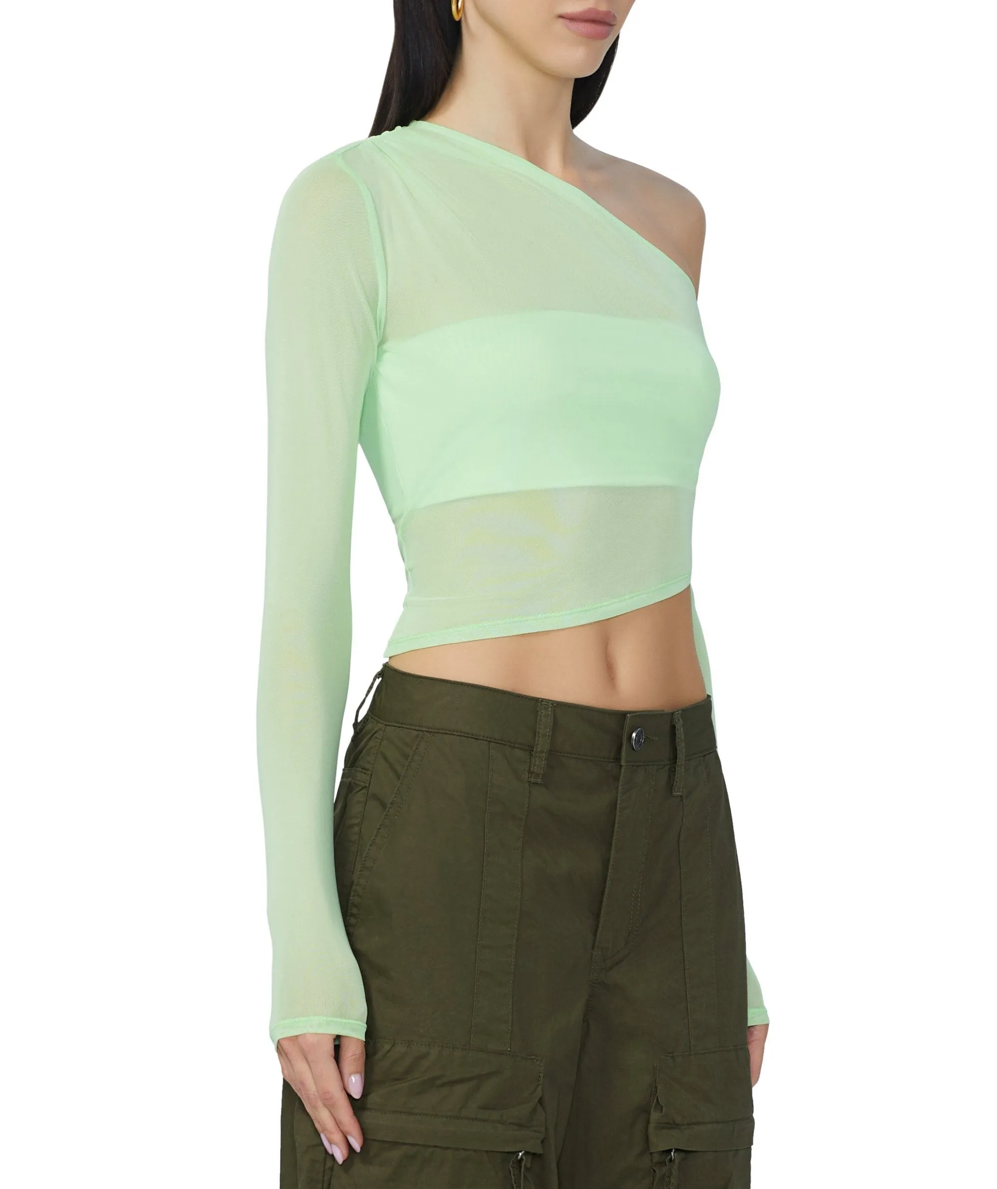 Linnie Top - Neon Mint