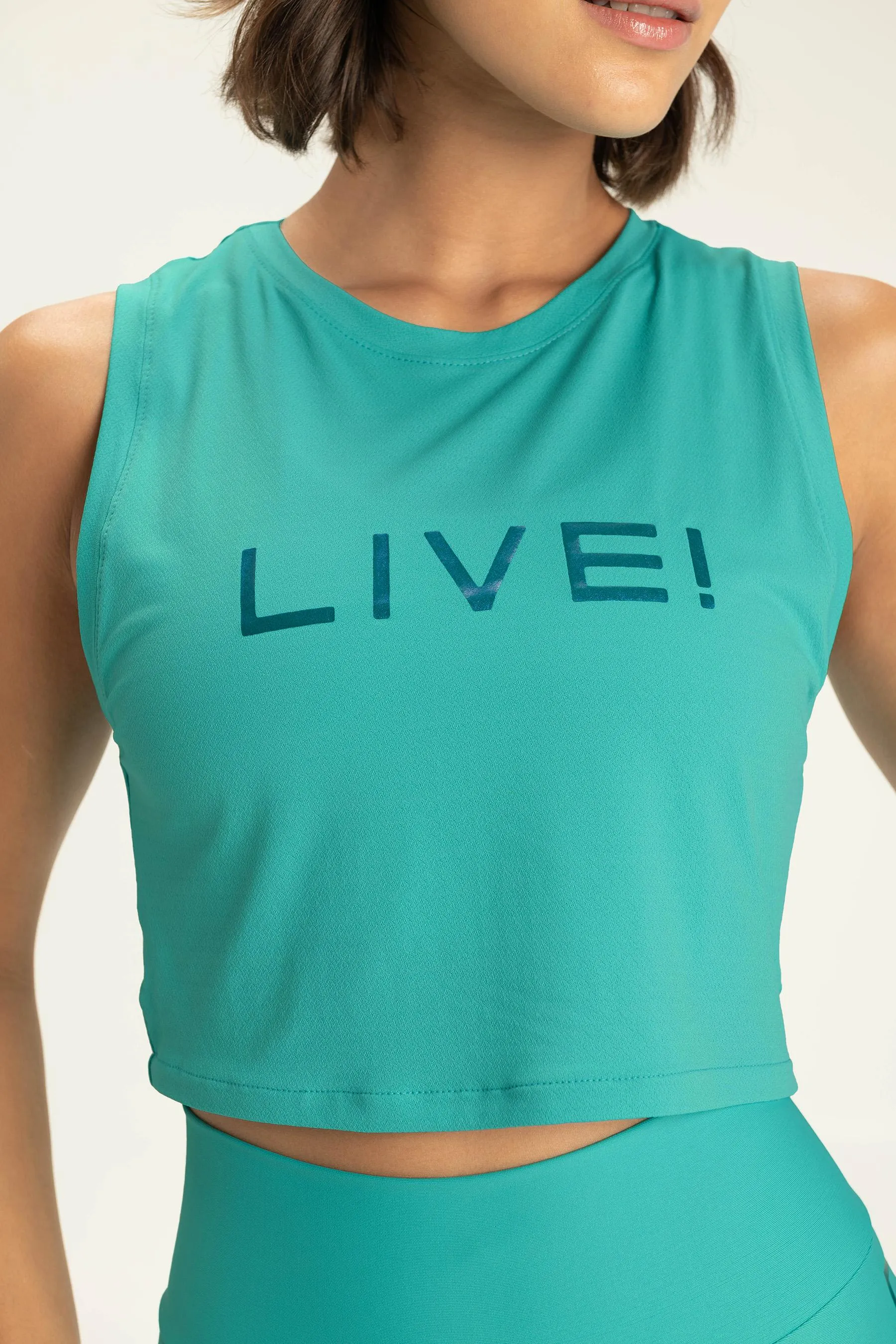 LIVE! Cropped Tank Top