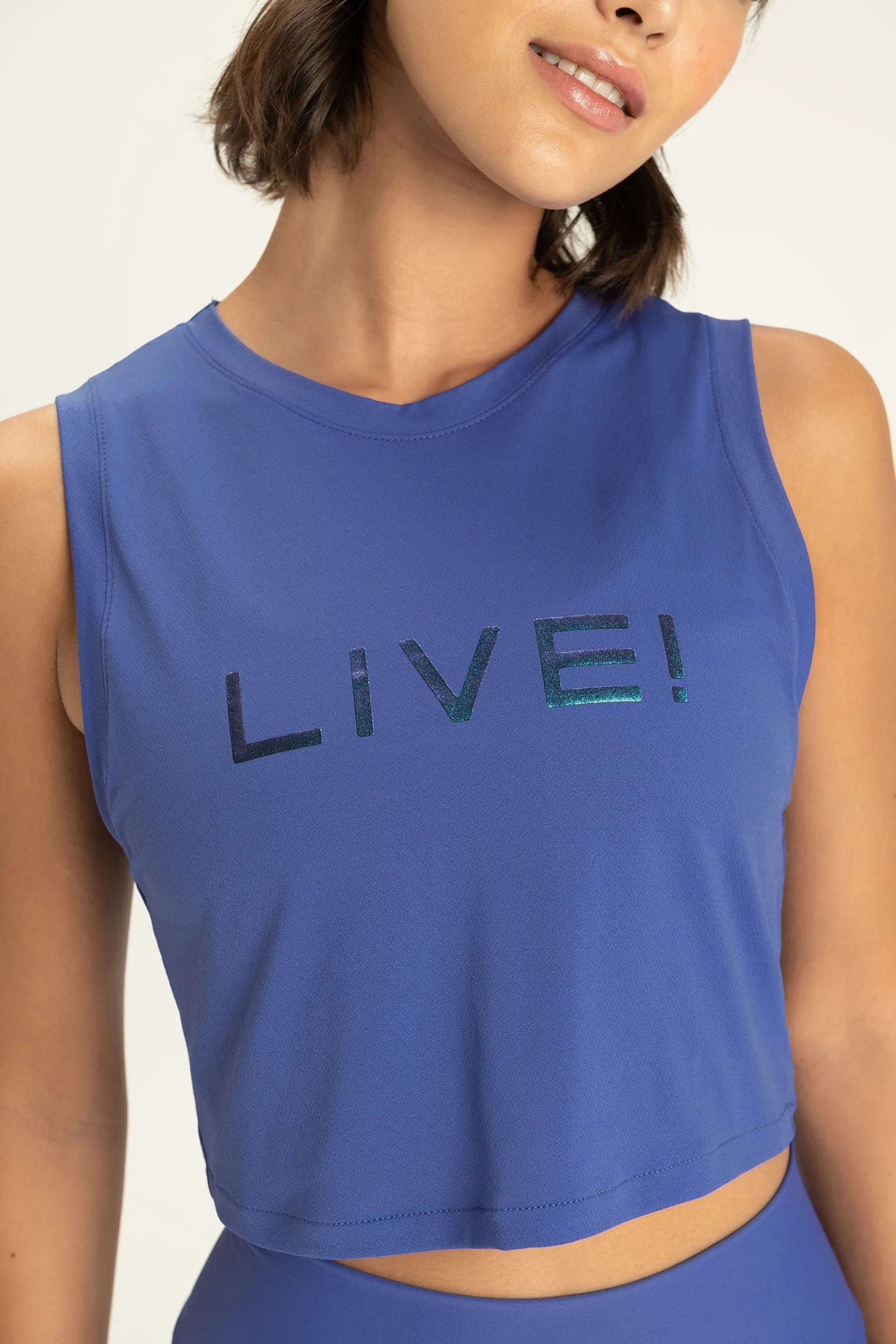 LIVE! Cropped Tank Top