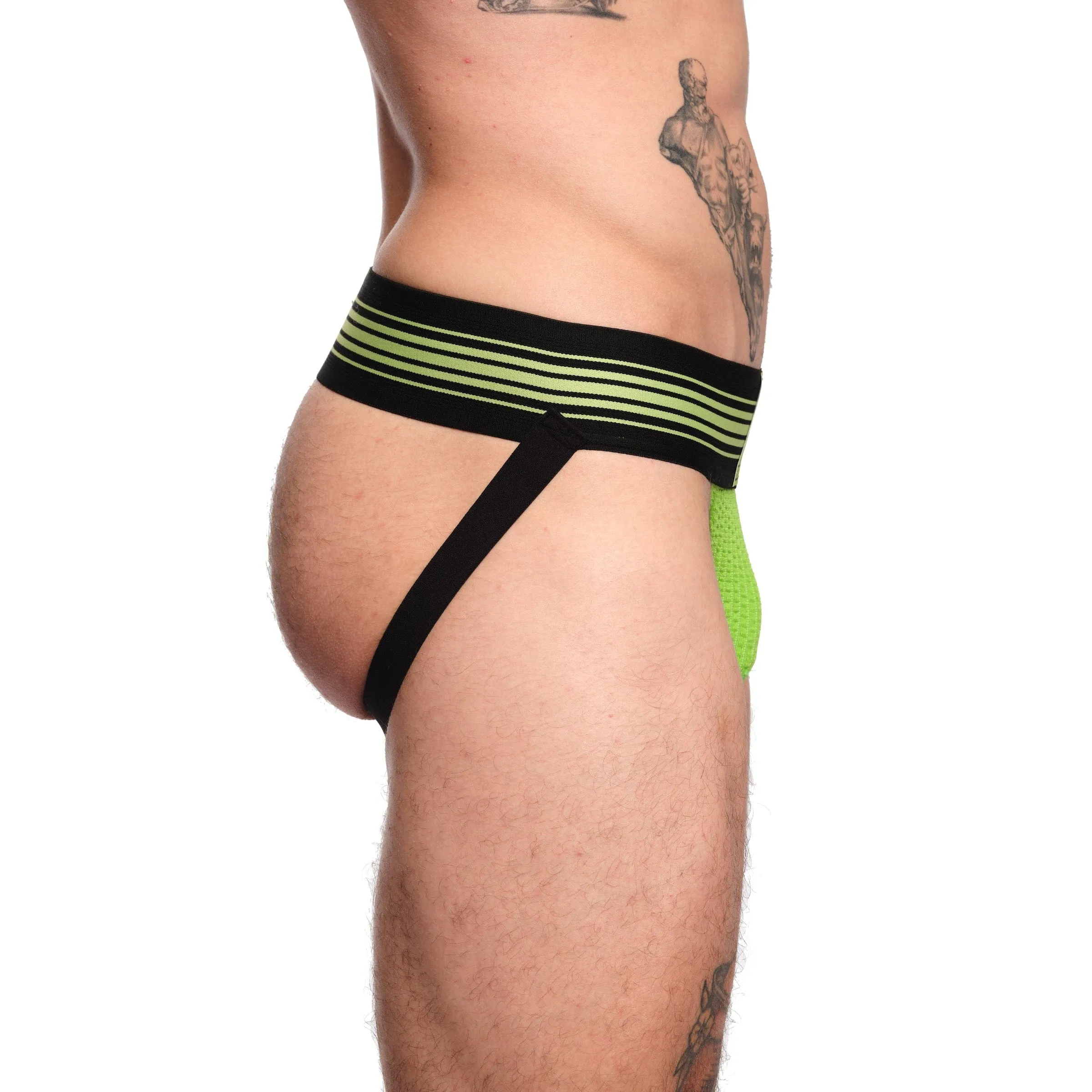 Locker Room Jock Neon Green