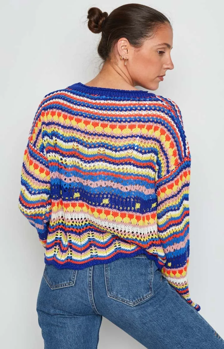 Long Weekend Sweater Blue