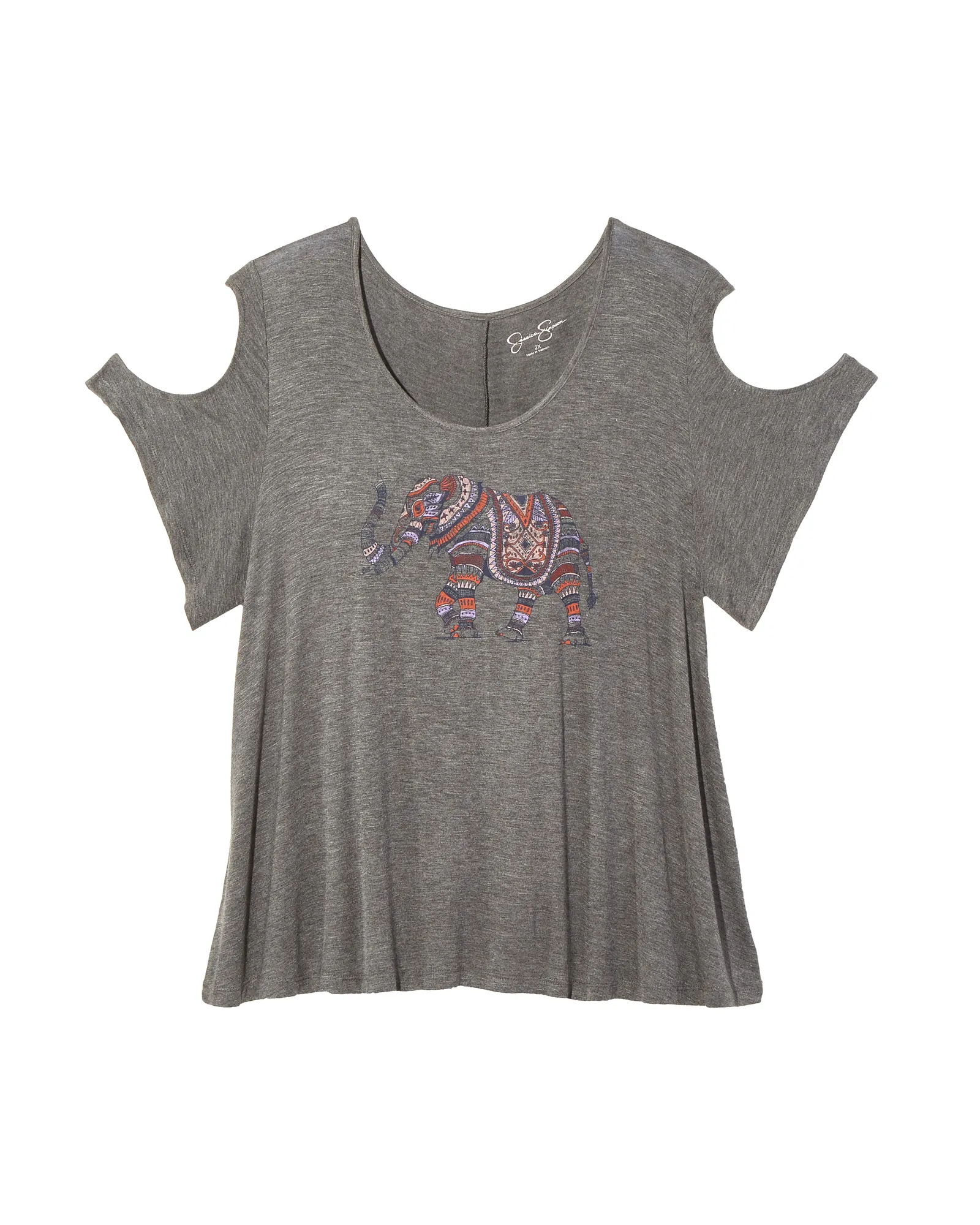 Louisa Top | Light Grey / Lilac