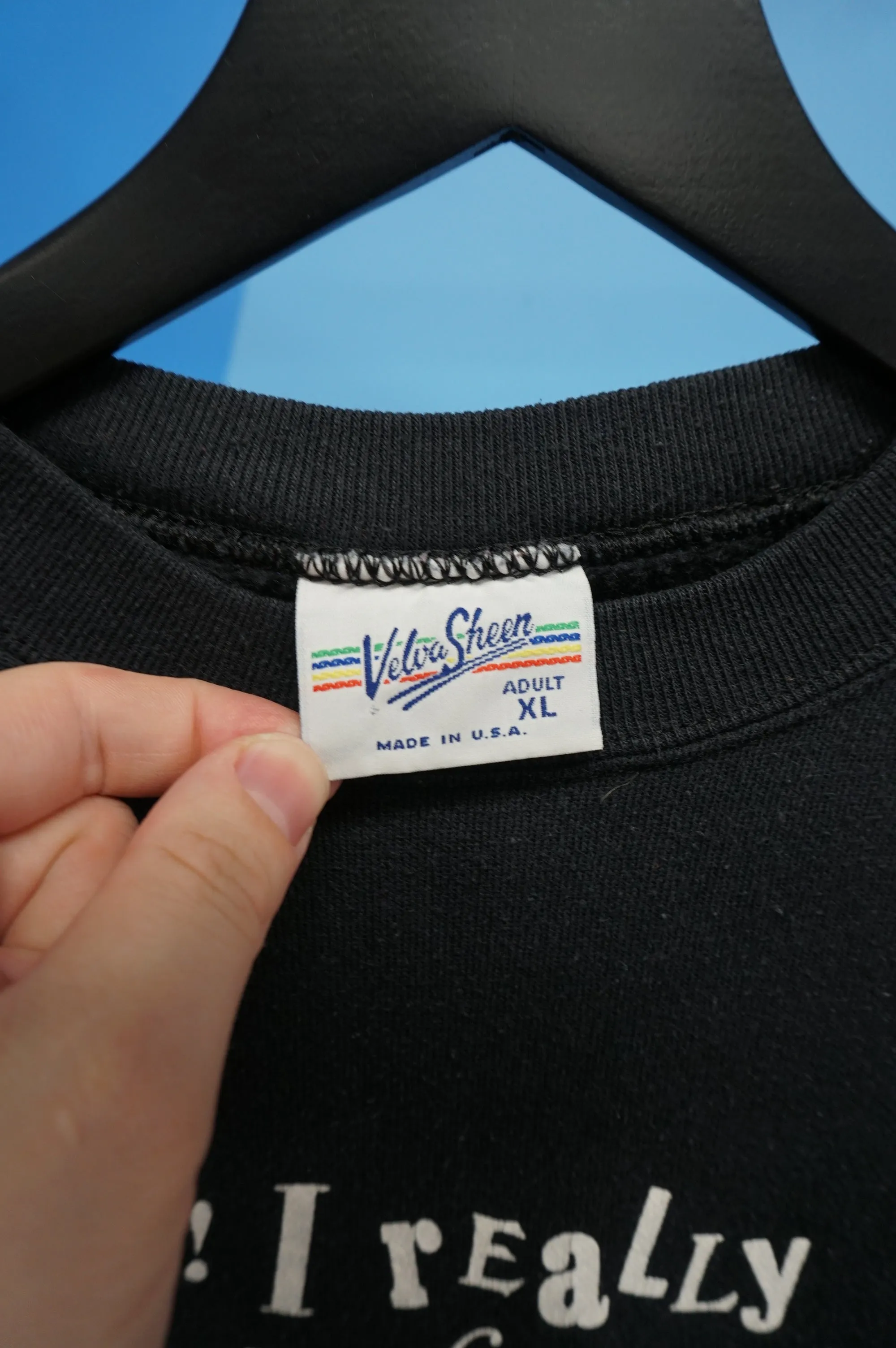 (L/XL) Gosh I Really Flipped For Missouri Vtg Mickey Mouse Crewneck