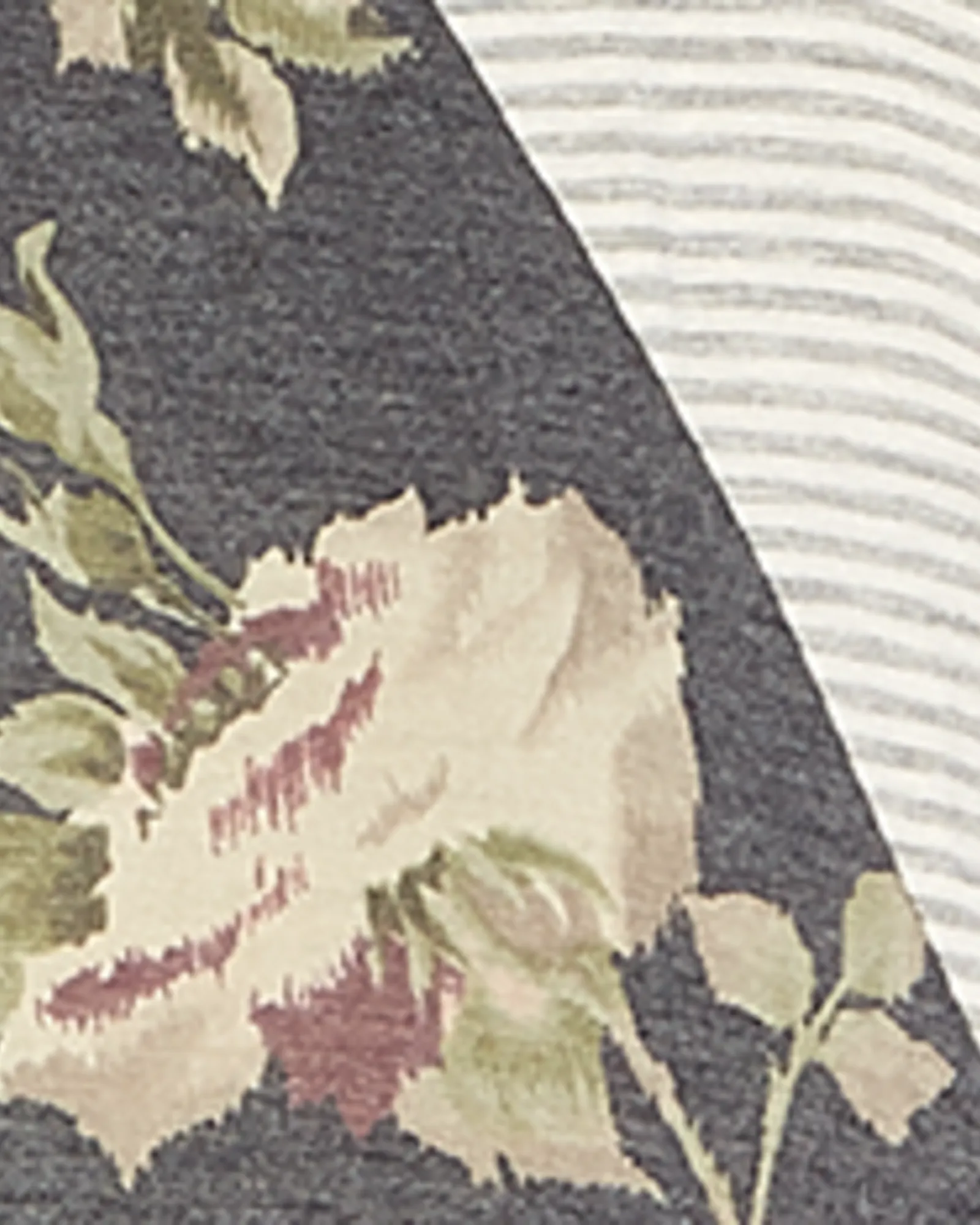Maeve Mix-Print Tee | Light Grey / Ivory