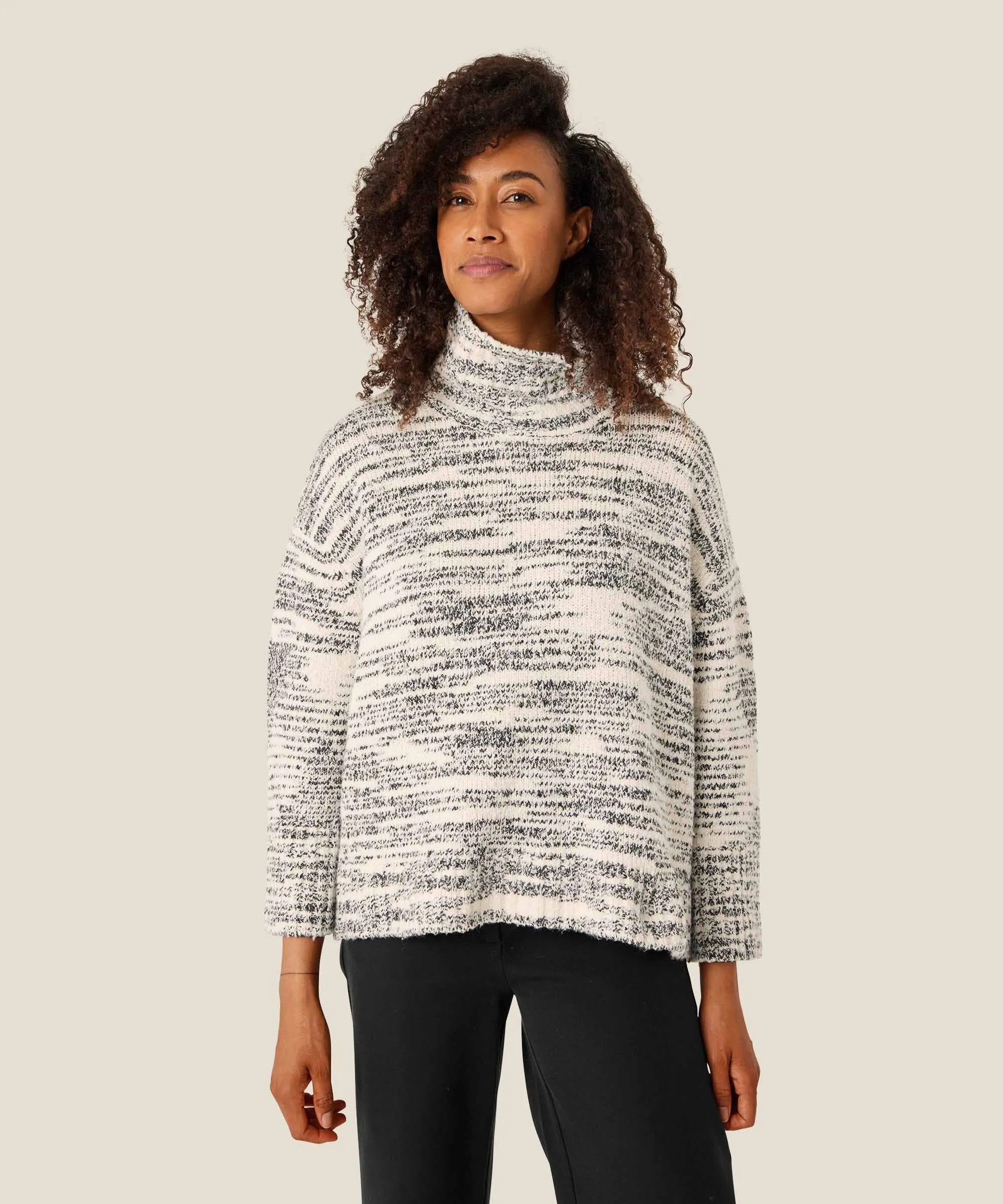 Masai Fuchsia High Neck Jumper