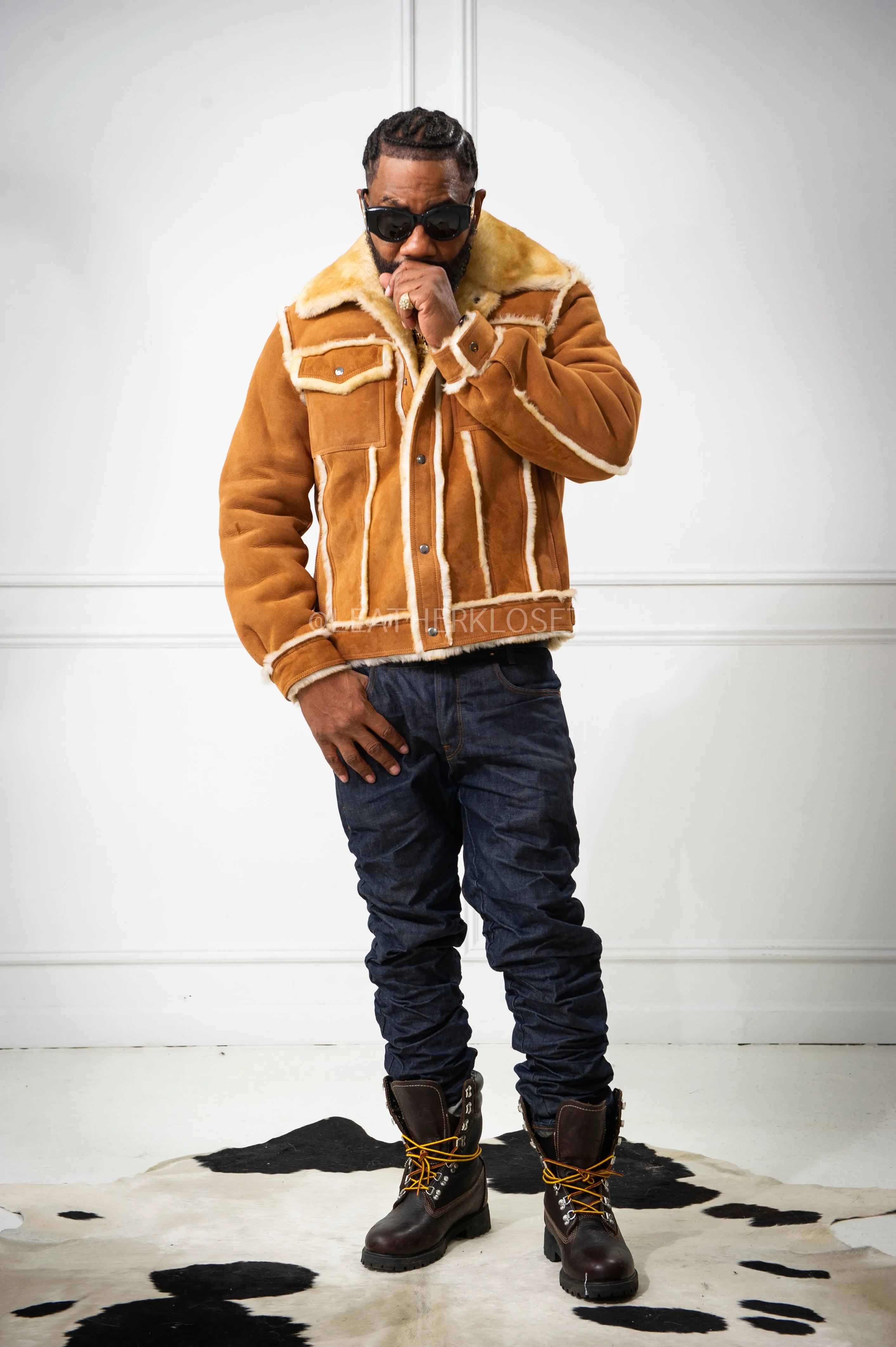 Men's Shepherd Shearling Jacket [Tan]