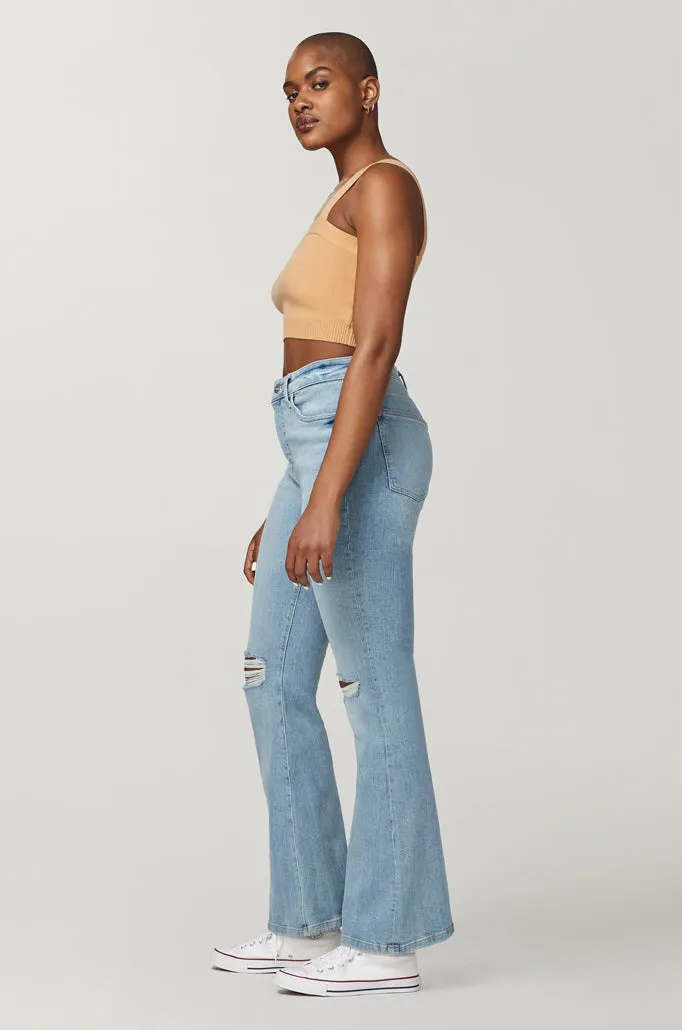MIA - FLARE JEANS | BURNOUT