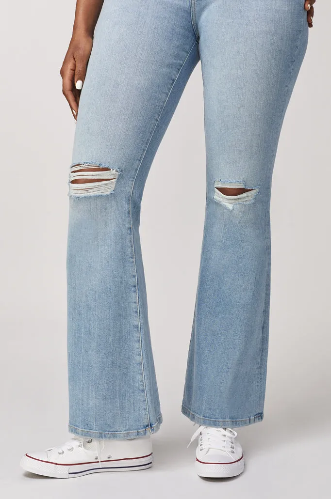 MIA - FLARE JEANS | BURNOUT
