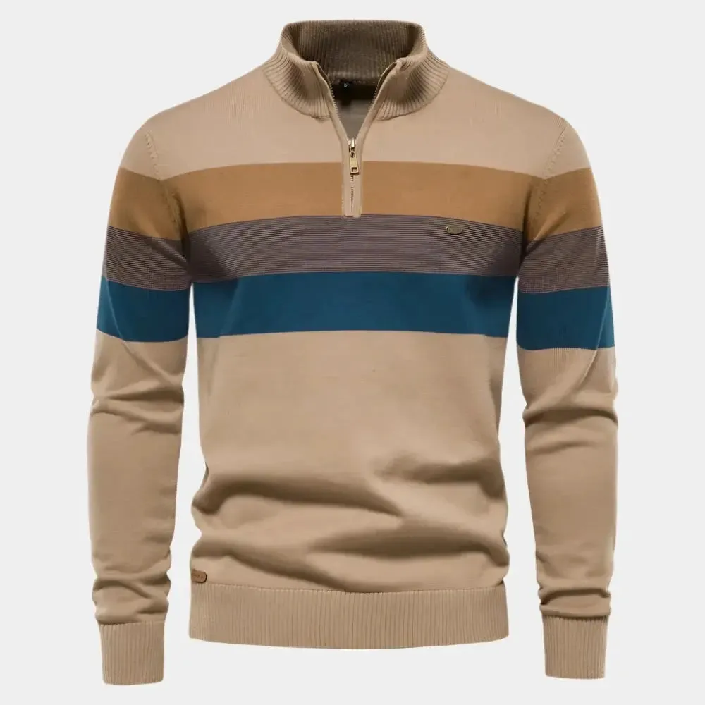 Minimalist High Collar Sweater - Cross & Crown