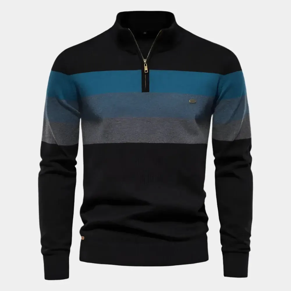 Minimalist High Collar Sweater - Cross & Crown