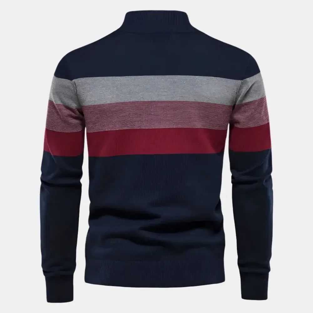 Minimalist High Collar Sweater - Cross & Crown