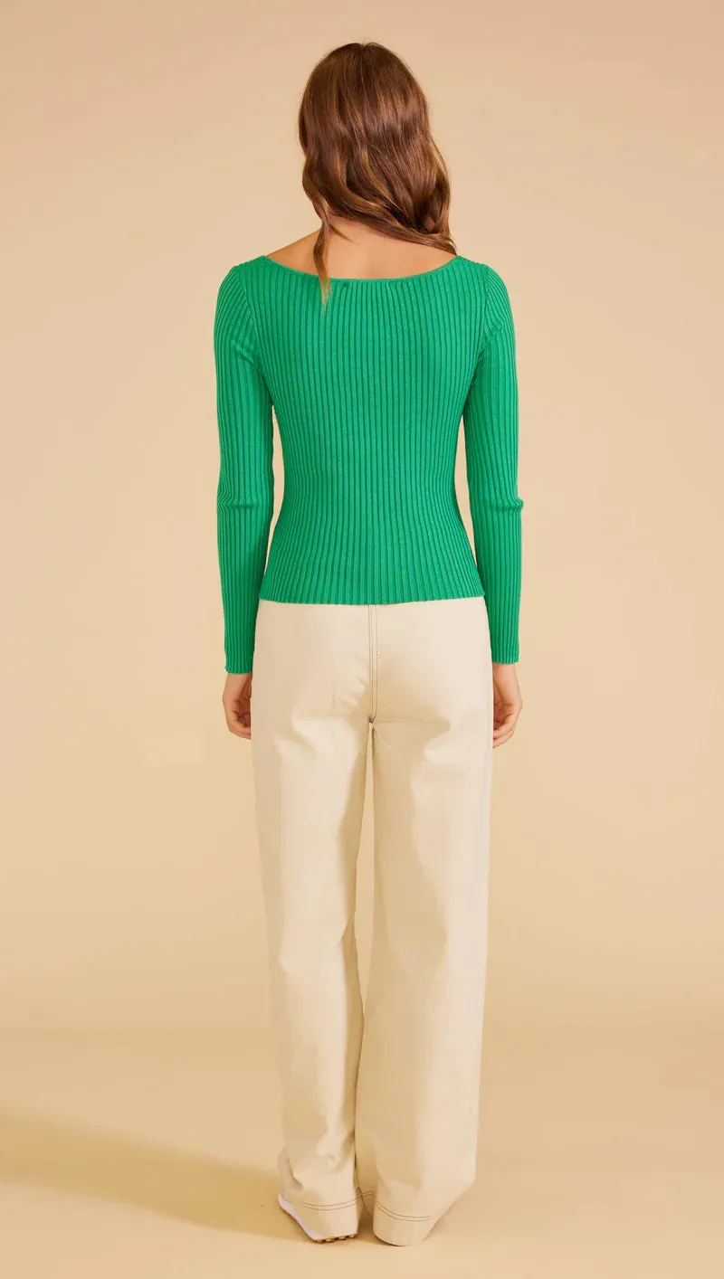 Mink Pink Nora Knit Top