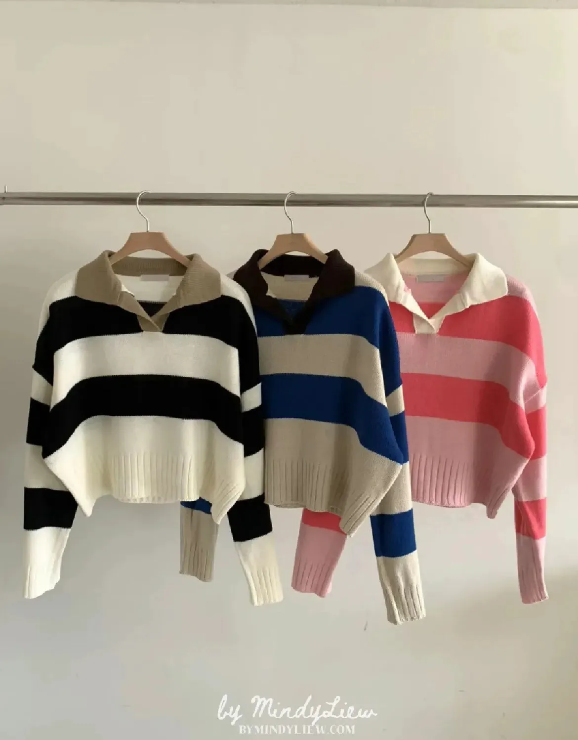 ML231011 Stripe Knit Top